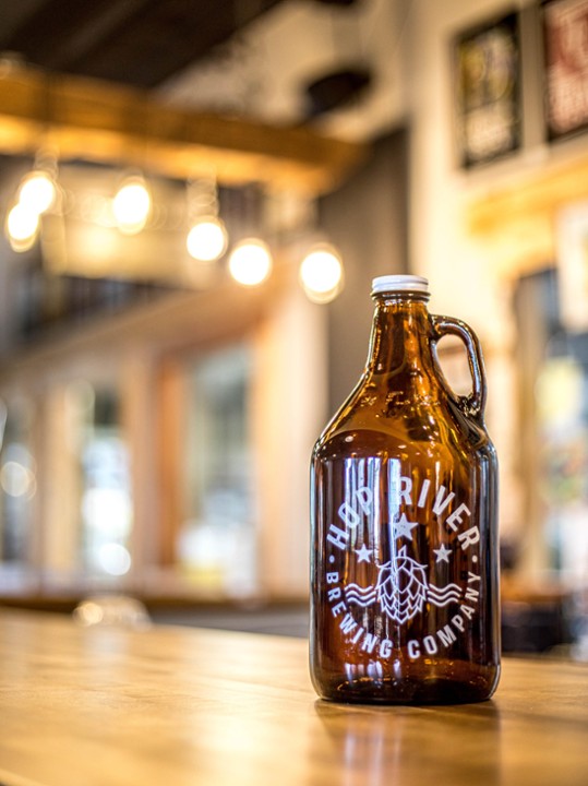 HRBC Growler Glass