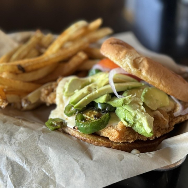 Queso Chicken Sandwich