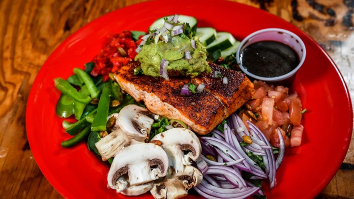 Guacamole Salmon Salad