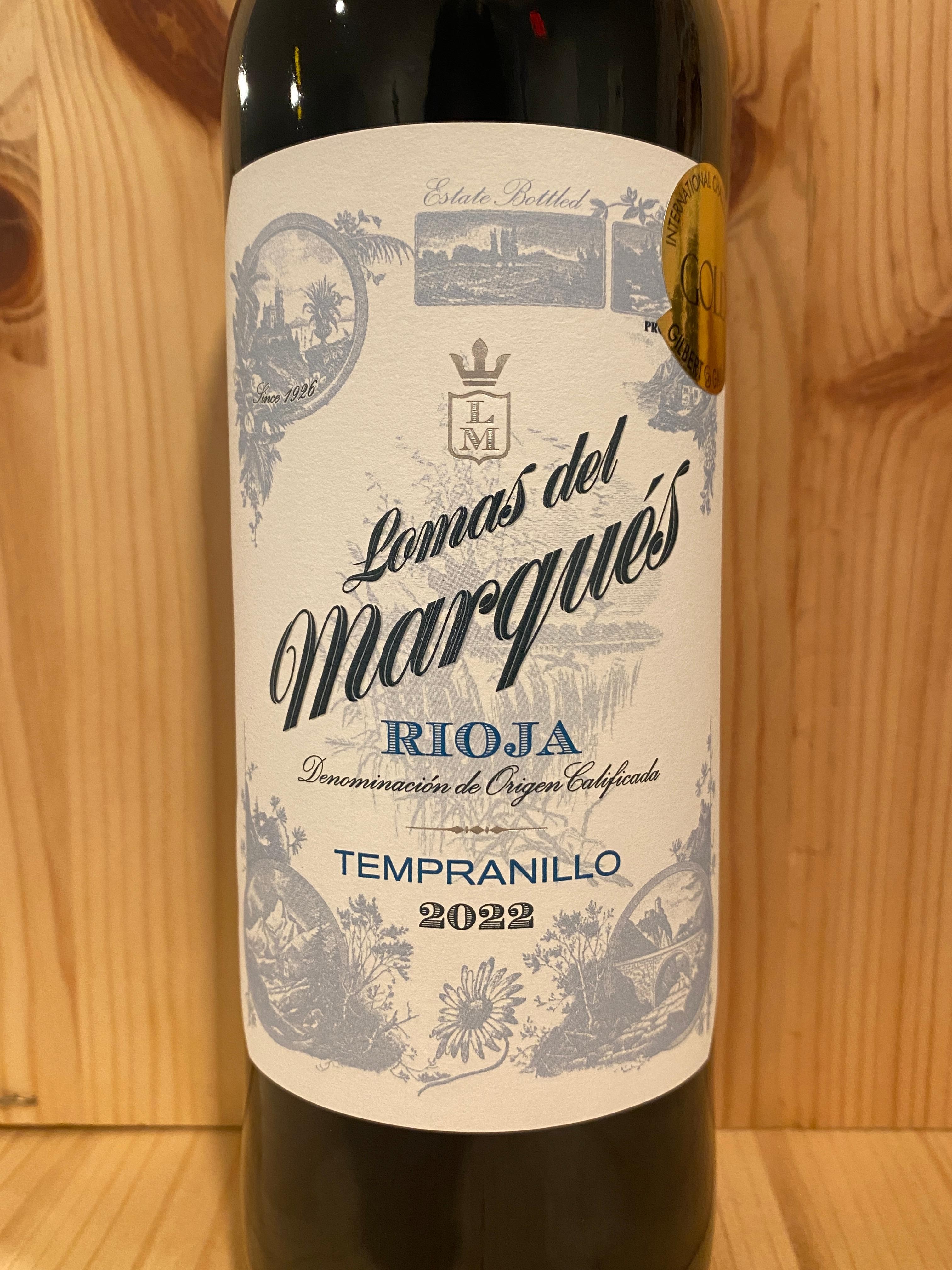 Lomas del Marqués Tempranillo 2022: Rioja, Spain