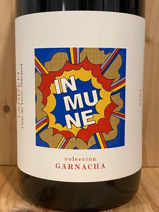 Bodegas Tandem "Inmune" Garnacha 2020: Navarra, Spain