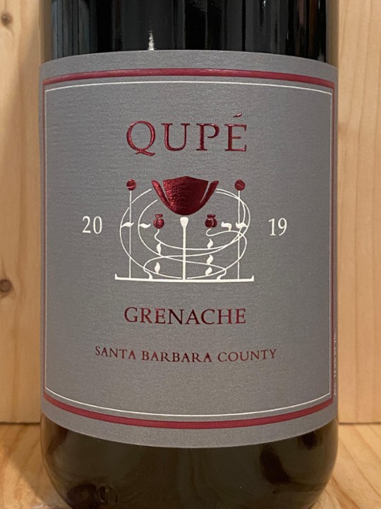 QUPÉ Grenache 2019: Santa Barbara County, California