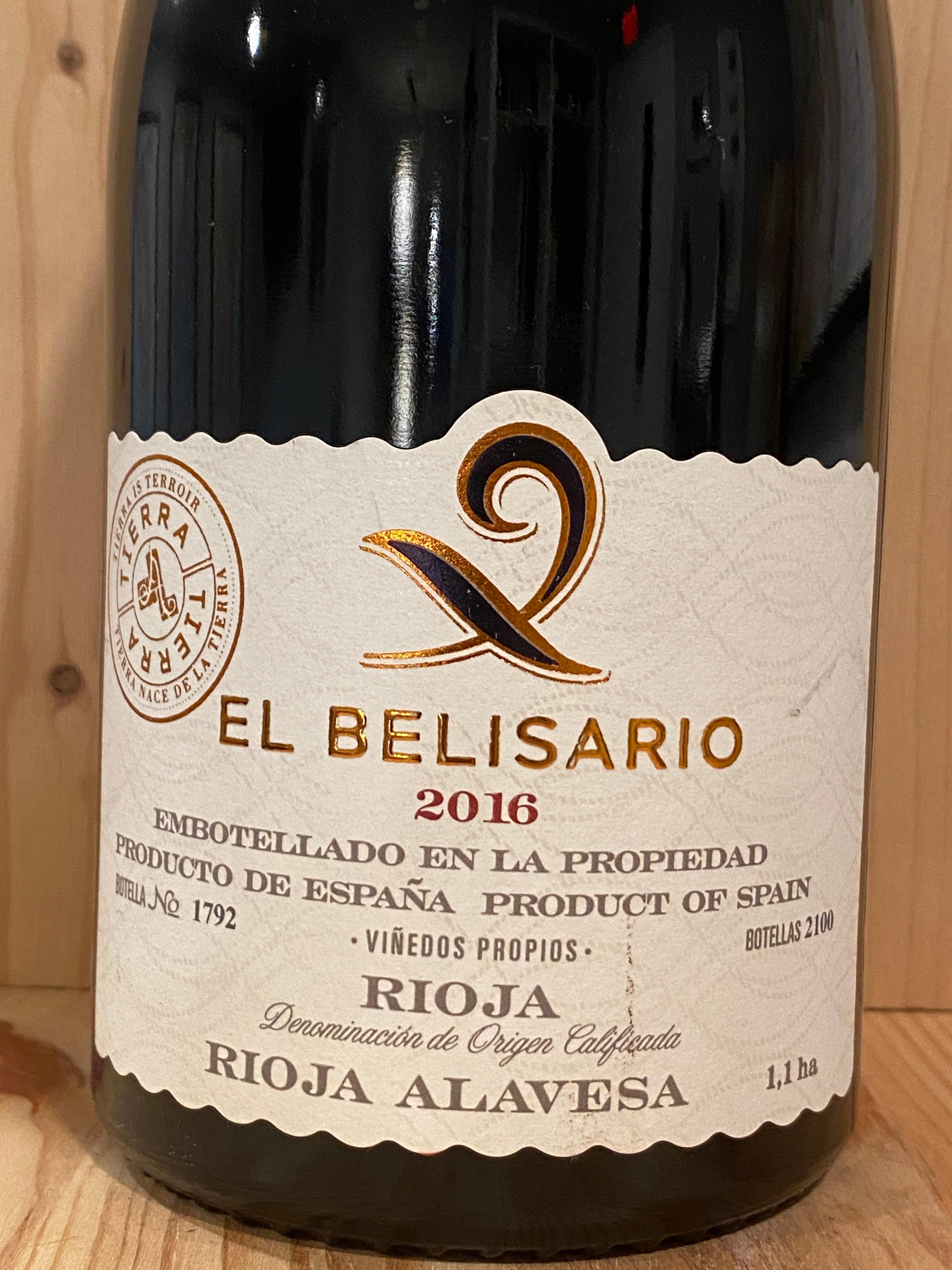Bodegas Tierra "El Belisario" Rioja 2016: Rioja, Spain