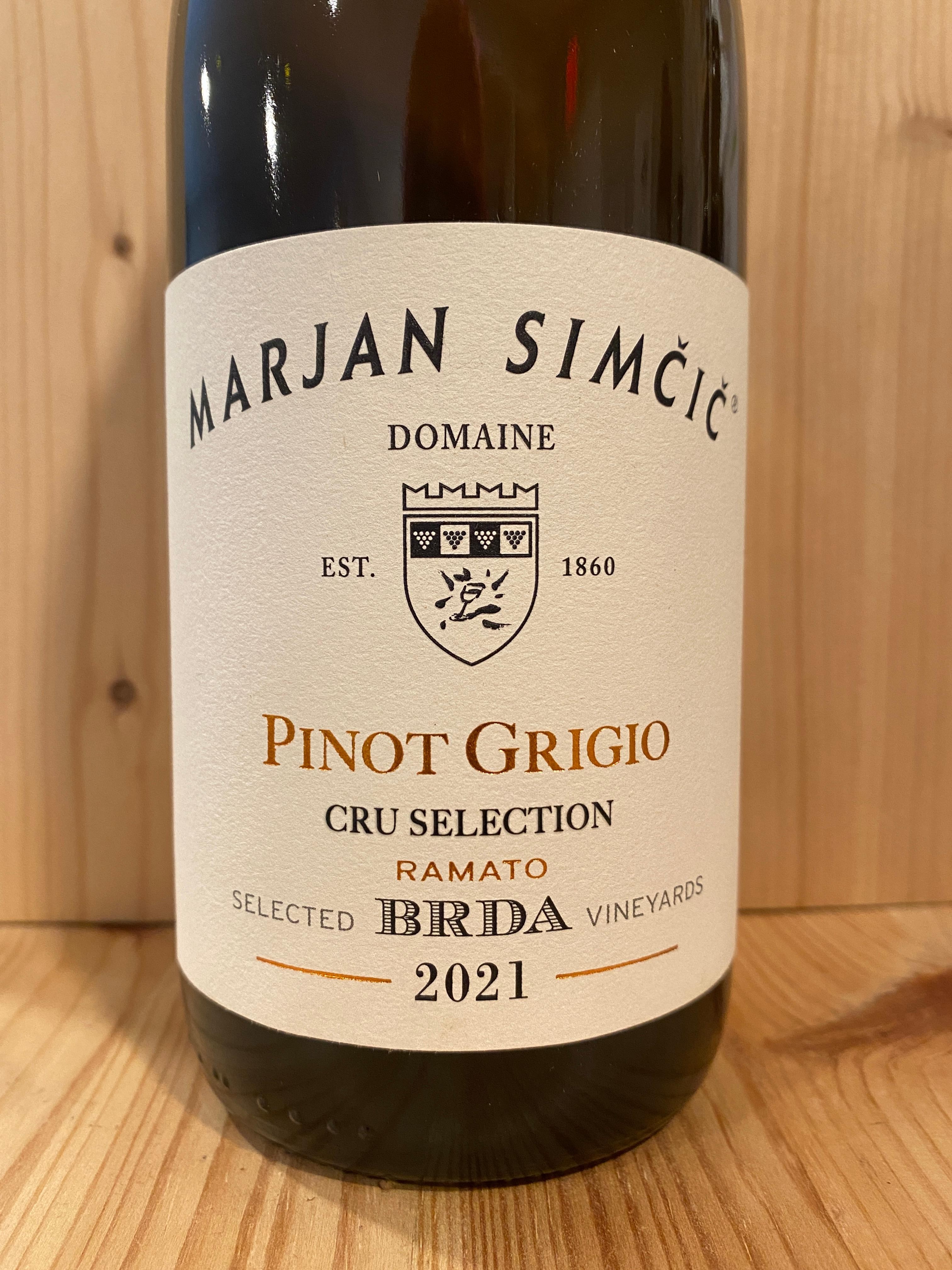 Marjan Simčič Cru Selection Pinot Grigio Ramato 2021: Brda, Slovenia