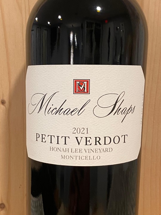 Michael Shaps Petit Verdot 2020: Monticello, Virginia