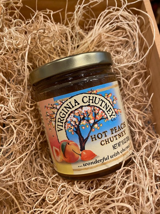 Hot Peach Chutney