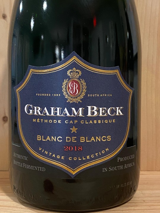 Graham Beck Blanc de Blancs 2018: Robertson, South Africa