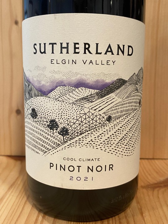 Sutherland Pinot Noir 2021: Elgin, South Africa