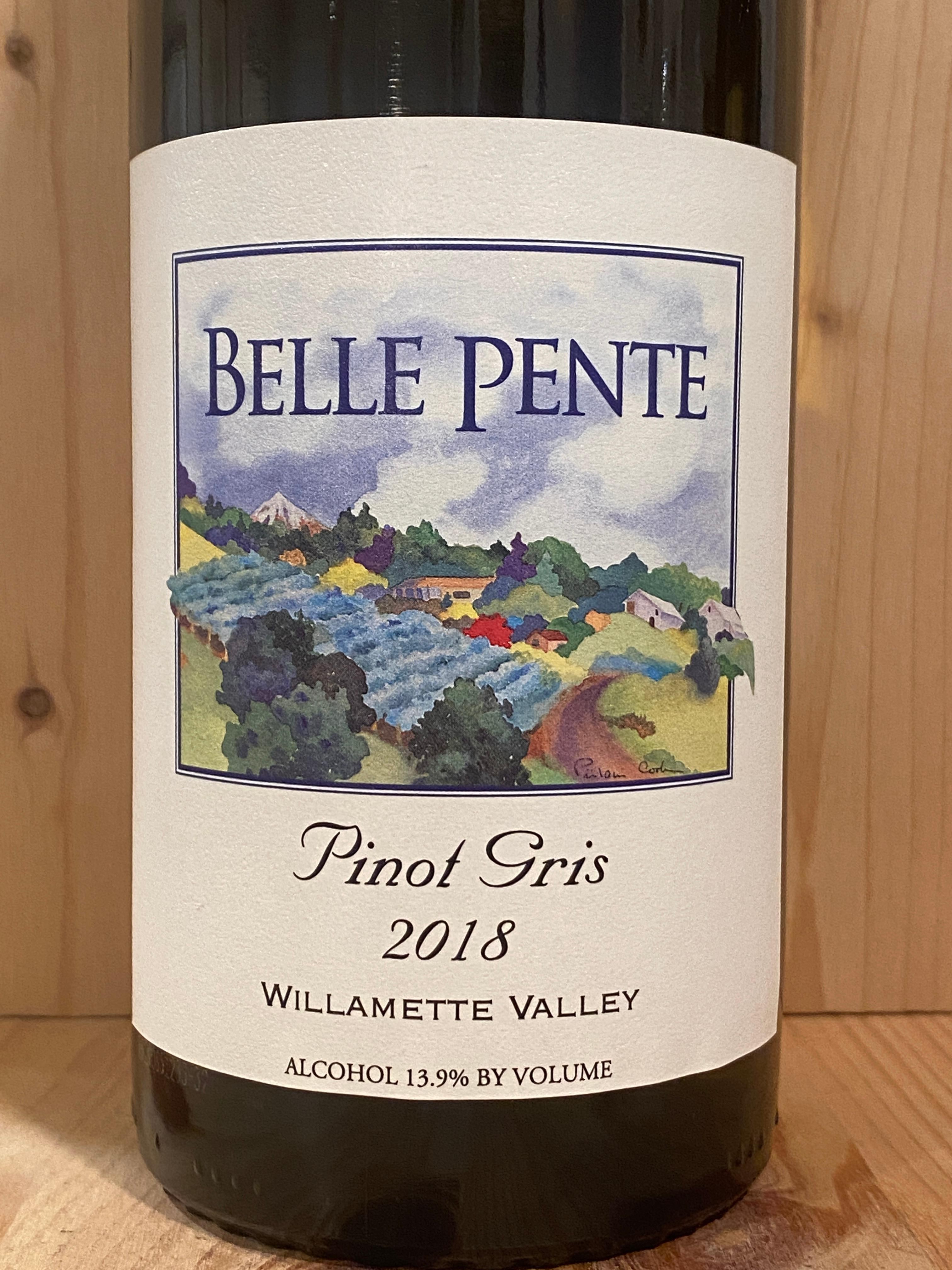 Belle Pente Pinot Gris 2018: Willamette Vallley, Oregon