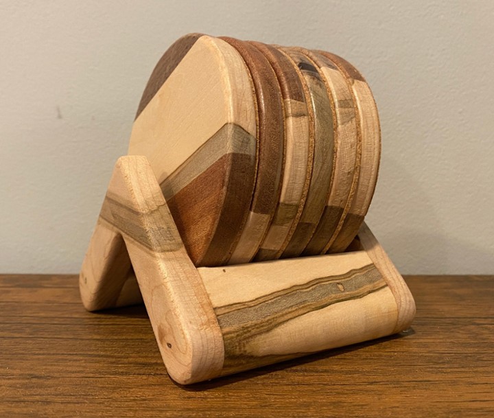 "Coasters in the Cradle" Coaster Set