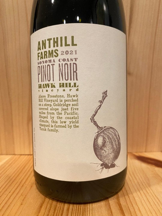 Anthill Farms Hawk Hill Pinot Noir 2021: Sonoma Coast, California