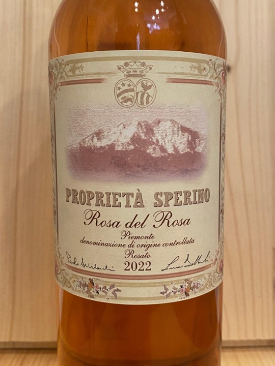 Proprietà Sperino "Rosa del Rosa" Rosato 2022: Piedmont, Italy