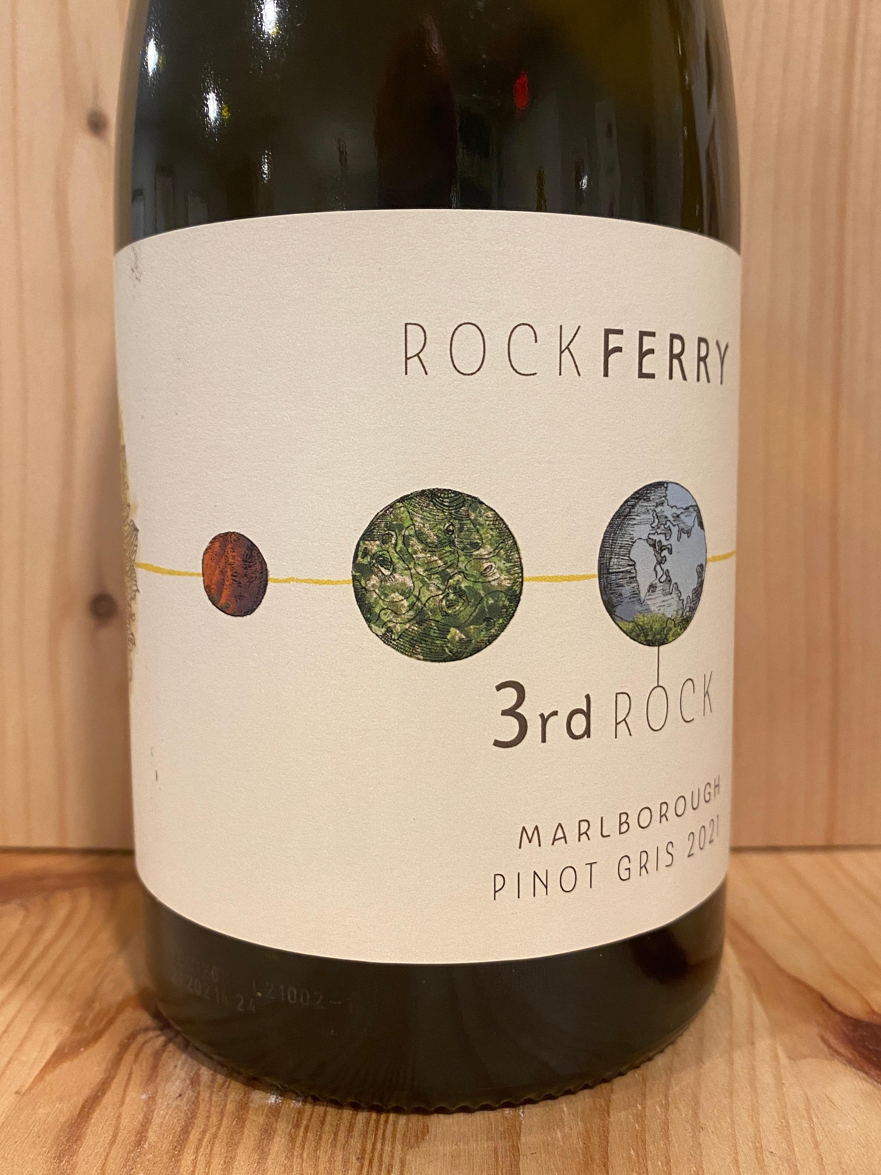 Rock Ferry "3rd Rock" Pinot Gris 2021: Marlborough, New Zealand