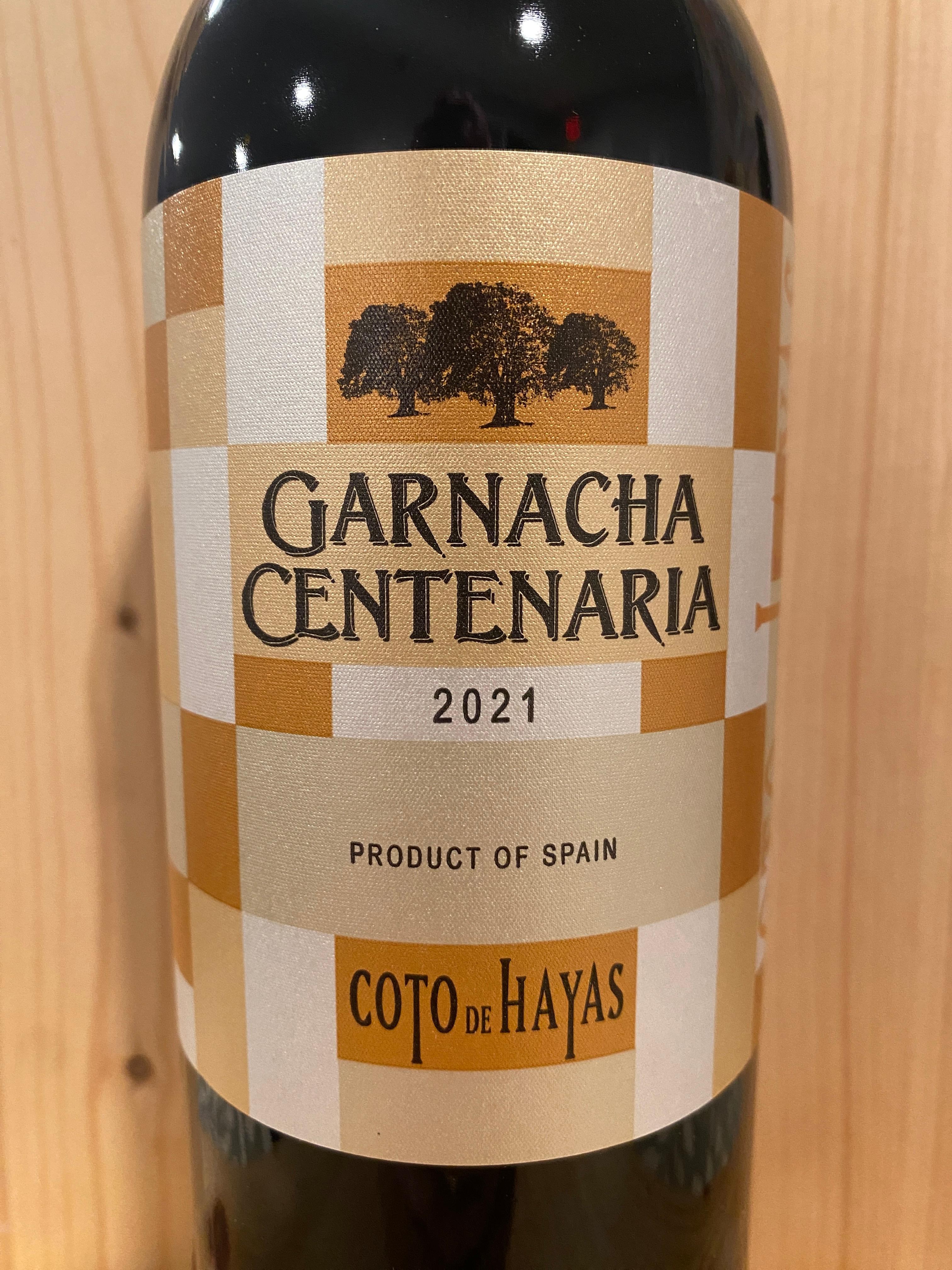Coto de Hayas "Centenaria" Garnacha 2021: Campo de Borja, Spain