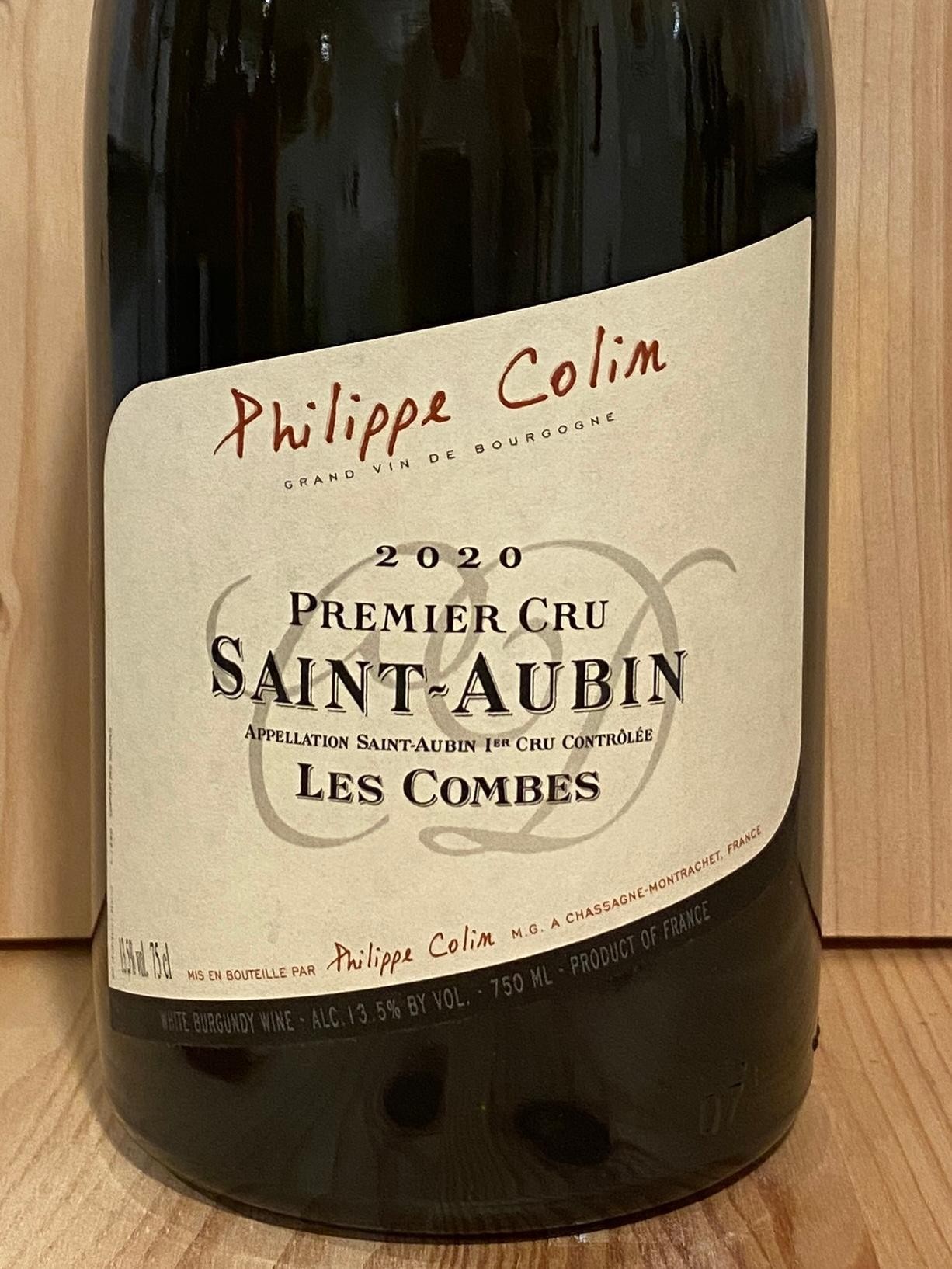 Philippe Colin 1er Cru "Les Combes" 2020: Saint-Aubin, Burgundy, France