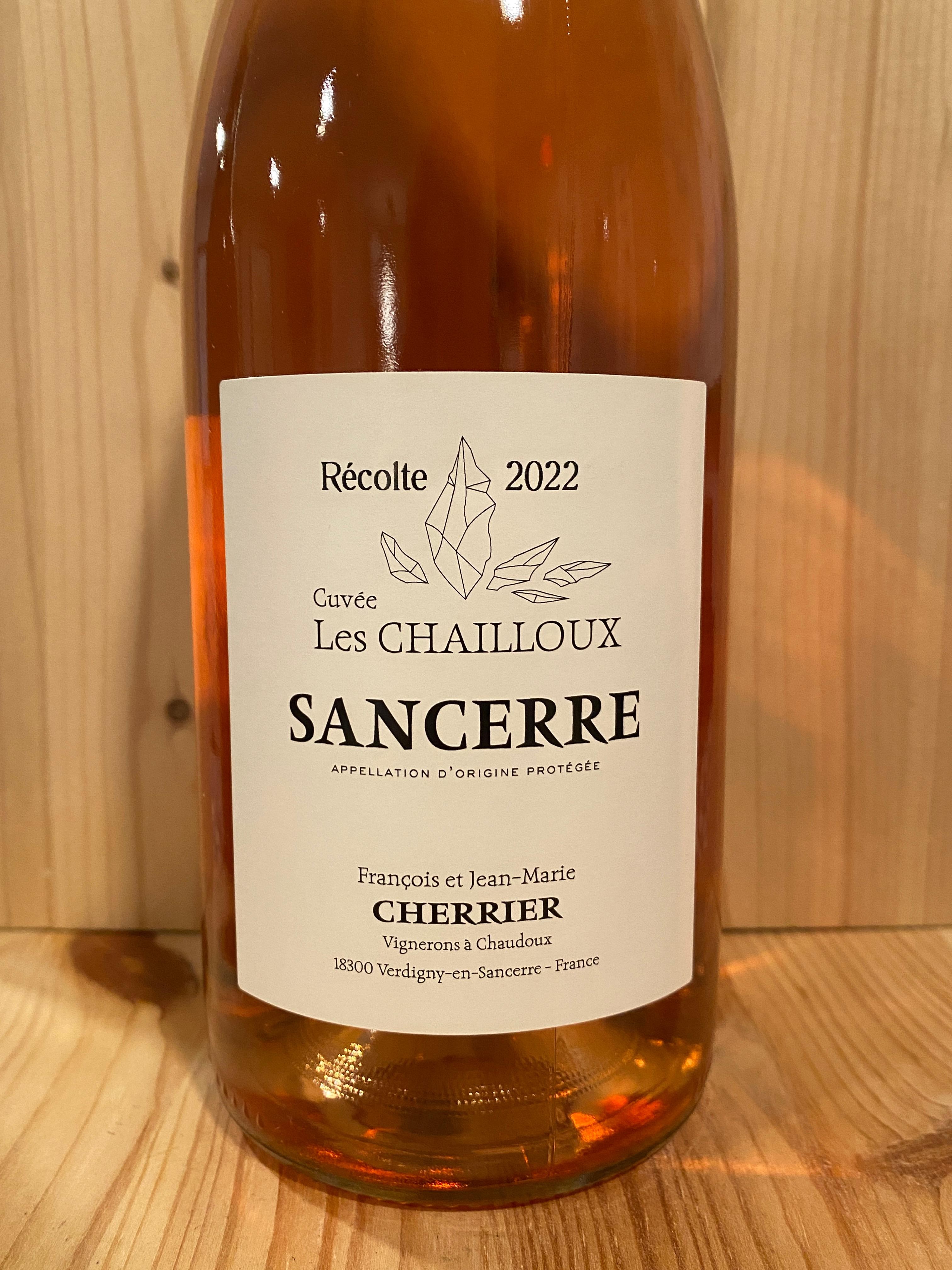 François et Jean-Marie Cherrier "Les Chailloux" Sancerre Rosé 2022: Loire Valley, France