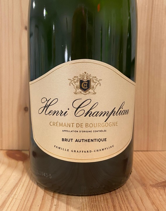 Henri Champliau Crémant de Bourgogne "Brut Authentique" NV: Burgundy, France