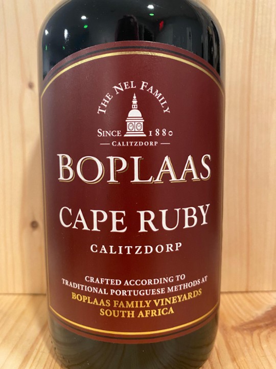 Boplaas Cape Ruby NV: Calitzdorp, Klein Karoo, South Africa