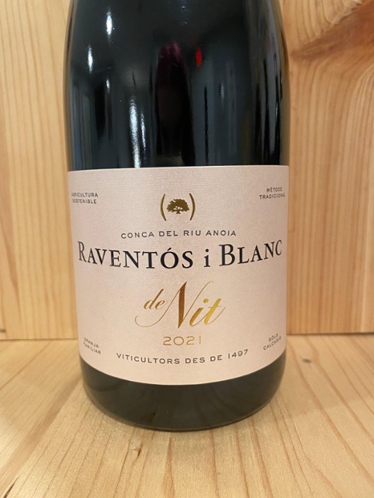 Raventós i Blanc "de Nit" Rosé Brut 2021: Conca Del Riu Anoia, Catalonia, Spain