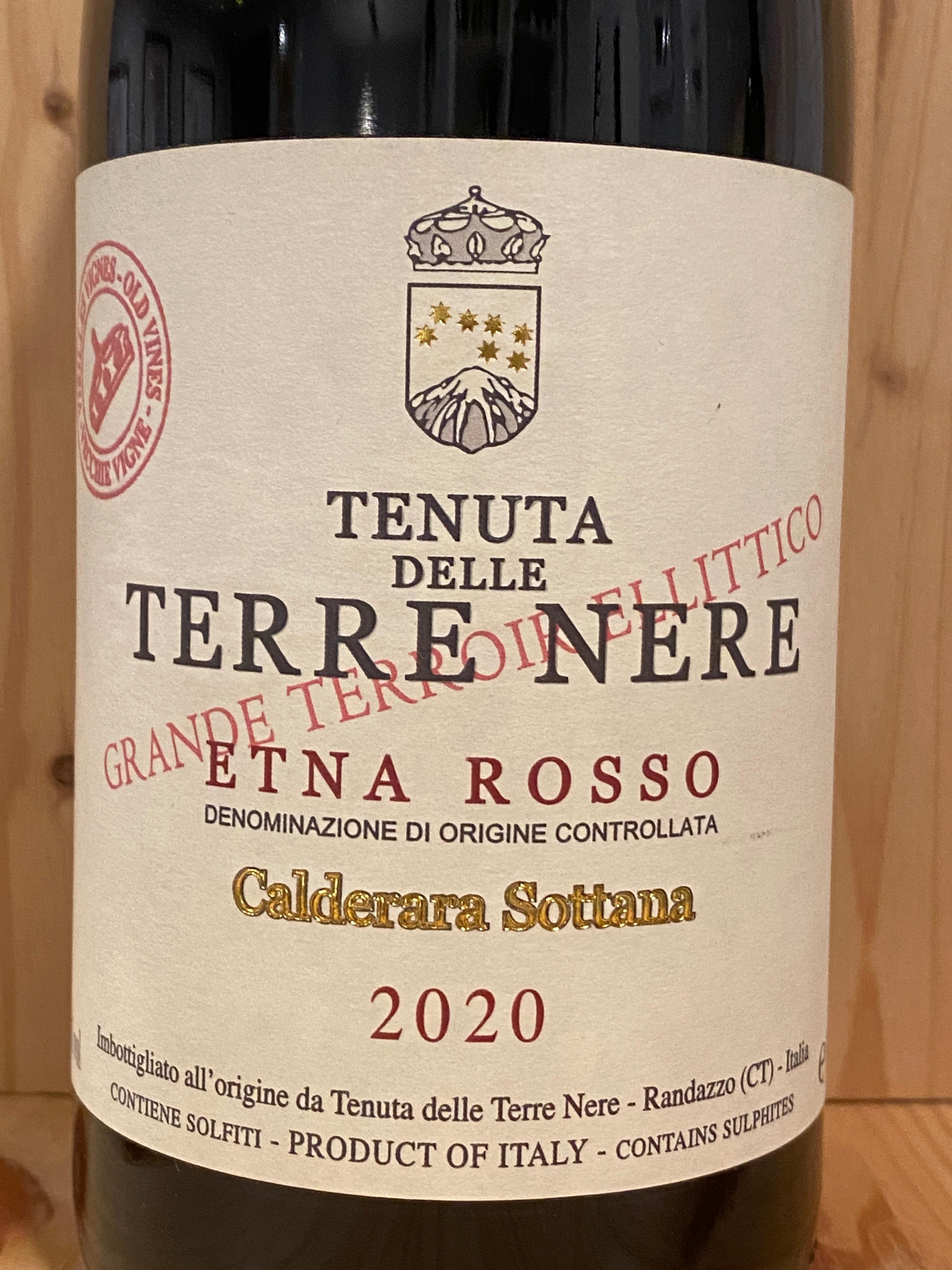 Tenuta delle Terre Nere Etna Rosso Calderara Sottana Vecchie Vigne 2020: Sicily, Italy