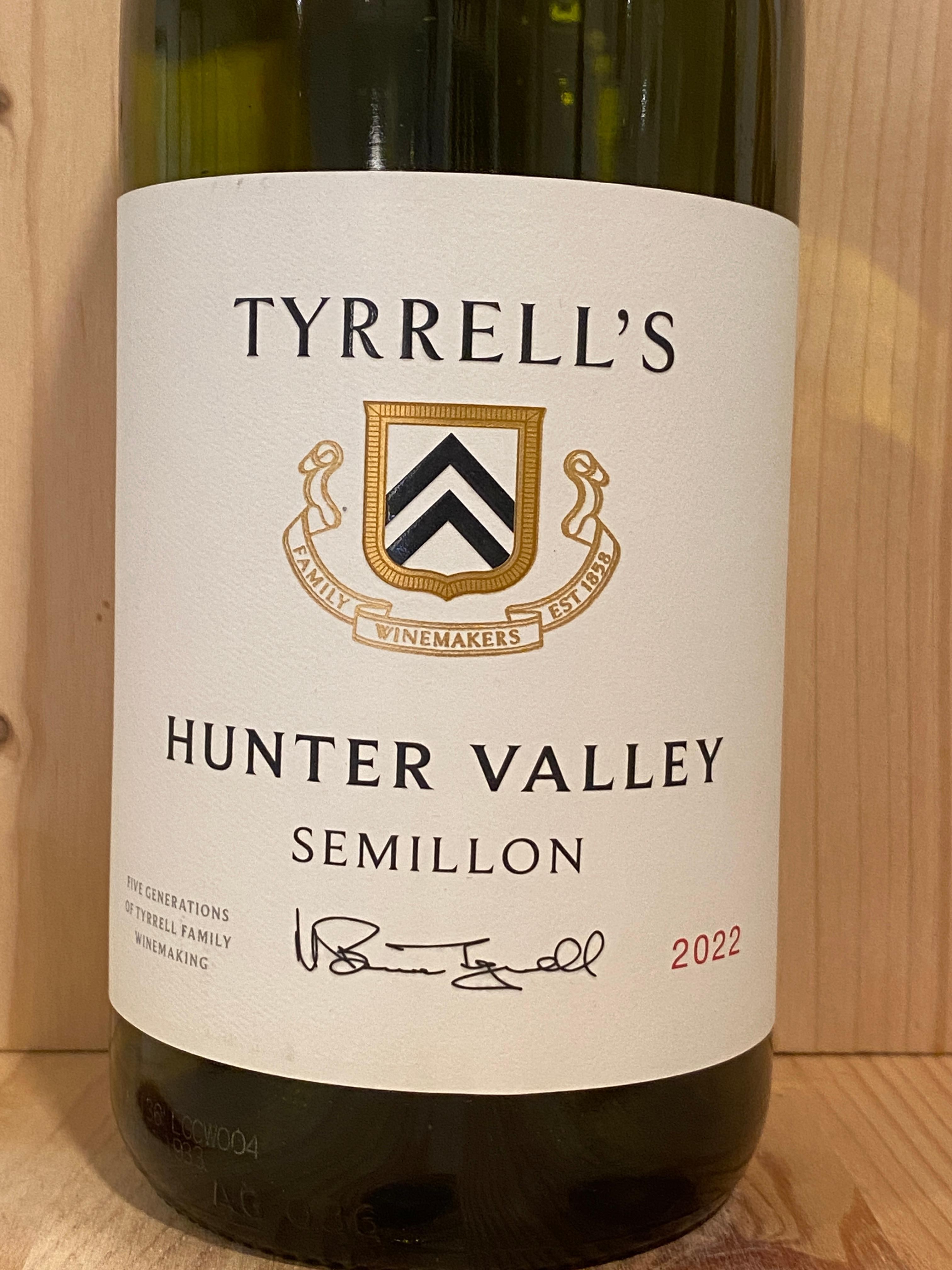 Tyrrell's Hunter Valley Semillon 2022: Hunter Valley, Australia