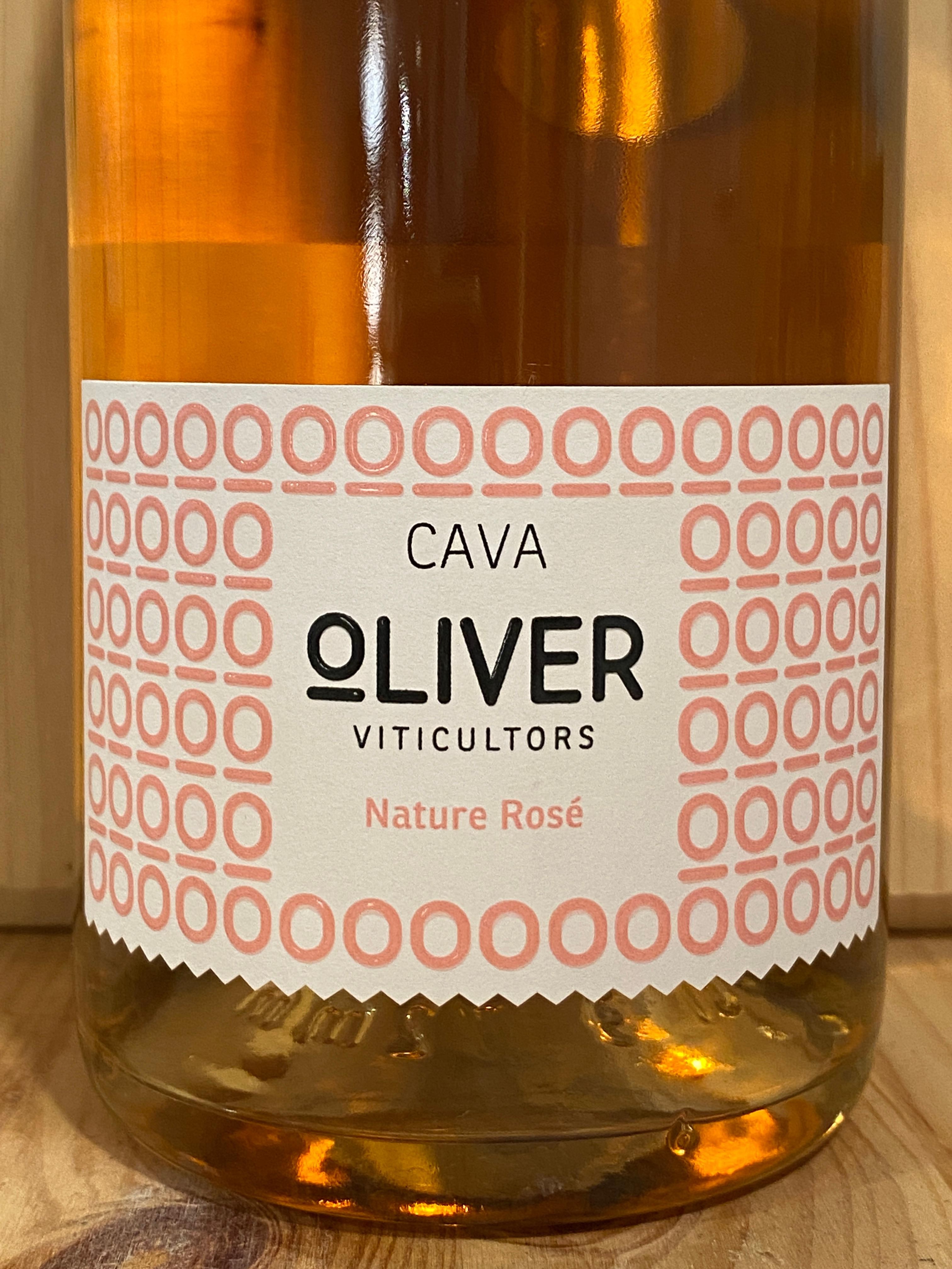 Oliver Viticultors Rosé Cava Brut Nature NV: Penedès, Spain
