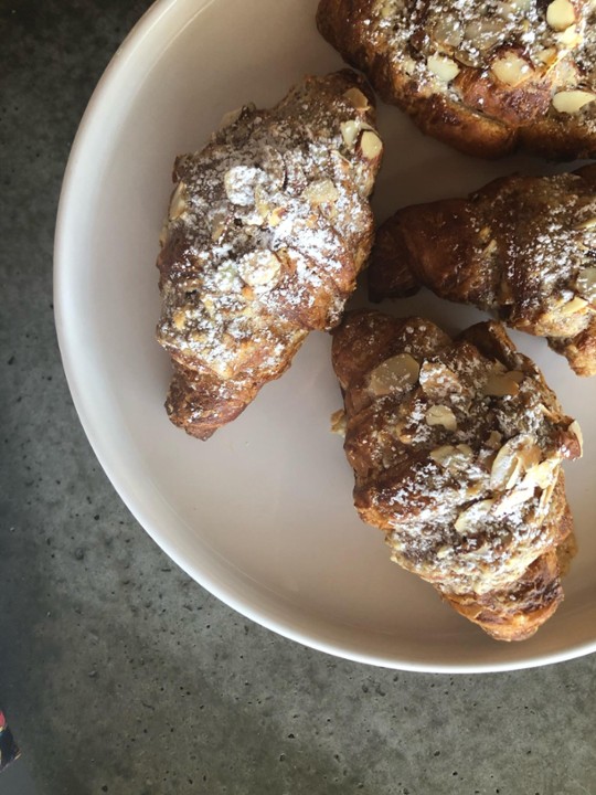 1/2 dozen almond croissants