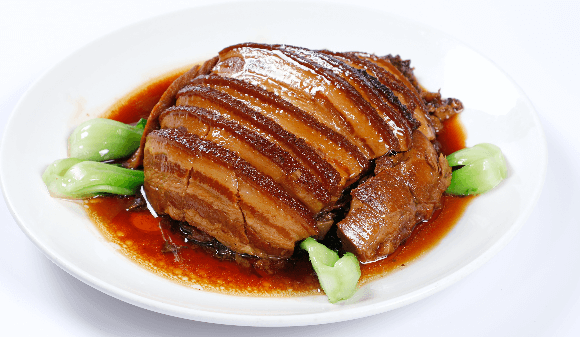 Steamed Pork Belly with Chinese Pickles and Bok Choy 梅菜扣肉