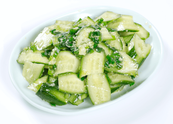 Cucumber with Garlic Sauce 蒜泥黄瓜