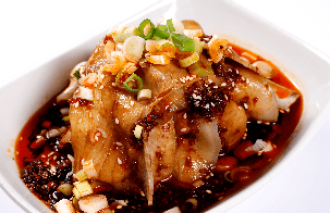 Sliced Pork Belly with Garlic, Chiles, and Soy Sauce 蒜泥白肉