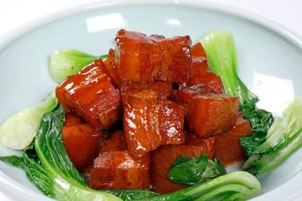 Braised Pork Belly with Bok Choy 外婆红烧肉