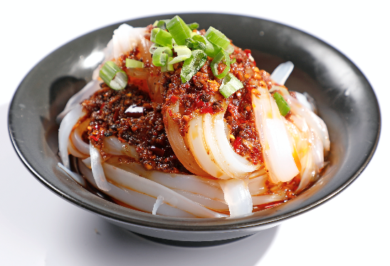 Spicy Sichuan Mung Bean Noodles 川北凉粉