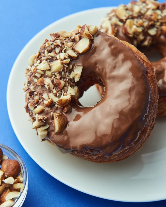 Chocolate Hazelnut Croissant Donut