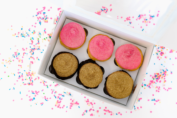 Glitter Bomb Cupcakes
