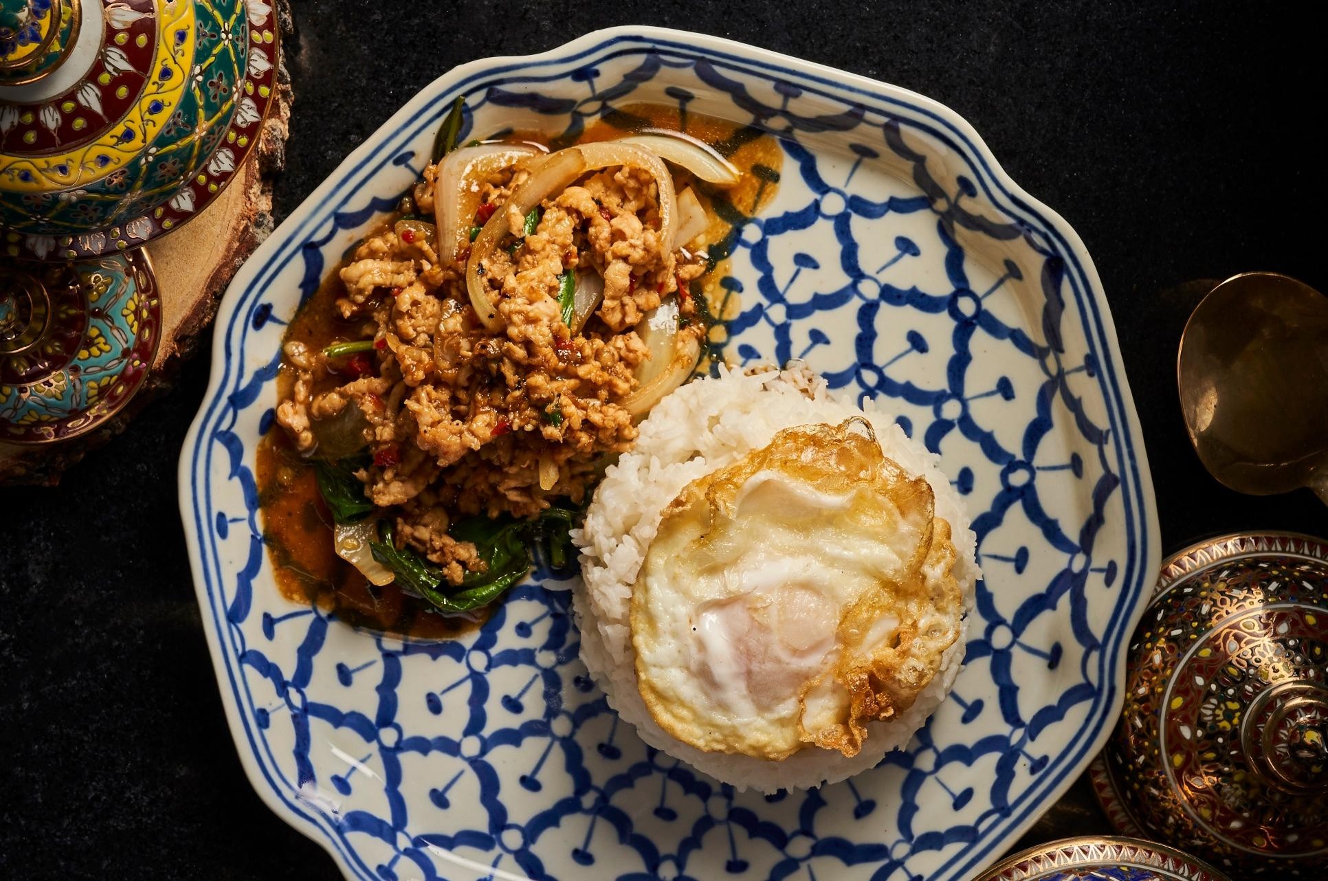 Kra Pao Kai Over Rice