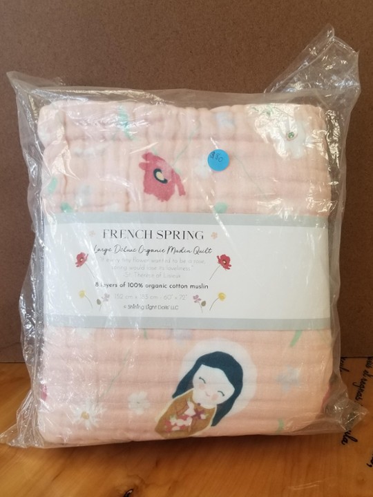 French Spring Large Baby Quilt