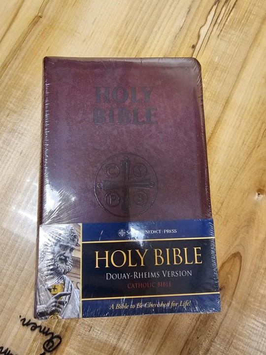 Bible, Red Soft Cover, Douay Rheims