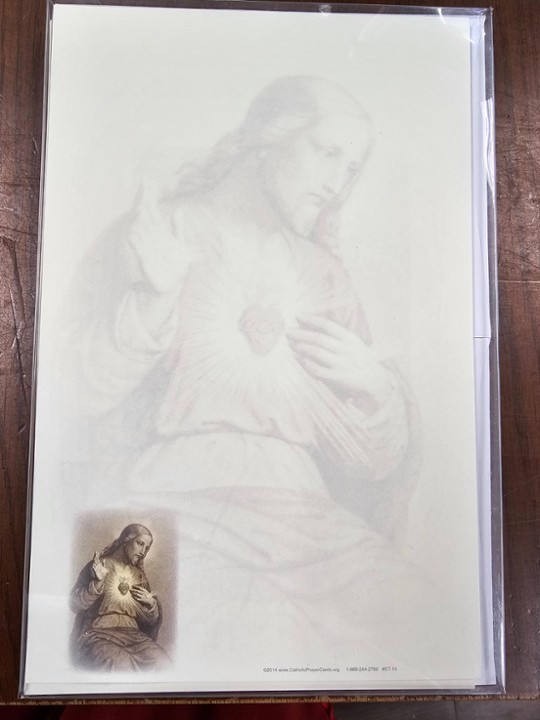 Stationary Sacred Heart of Jesus