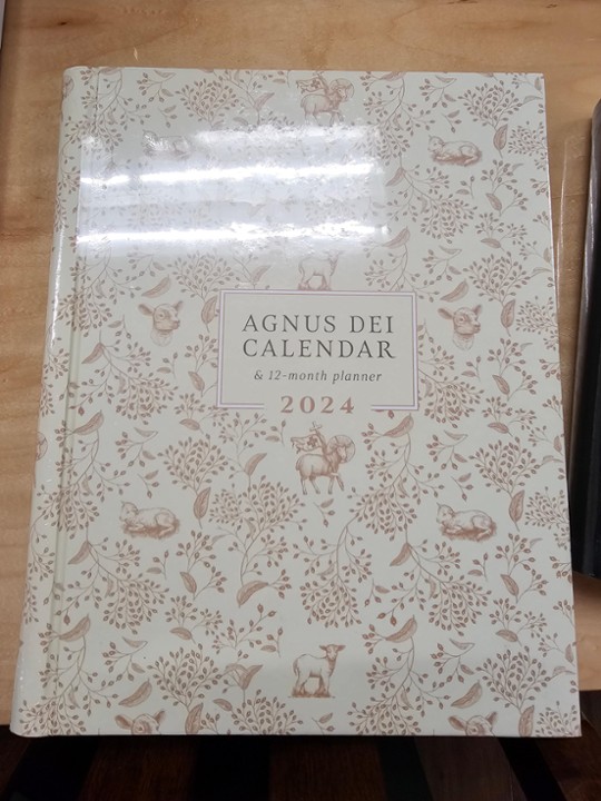 AGNUS DEI CALENDAR & 12-MONTH PLANNER 2024