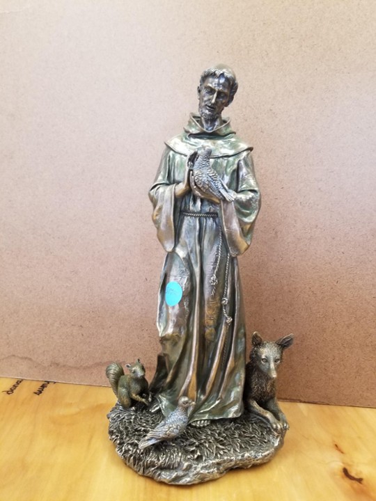St. Francis with Animals, 12"