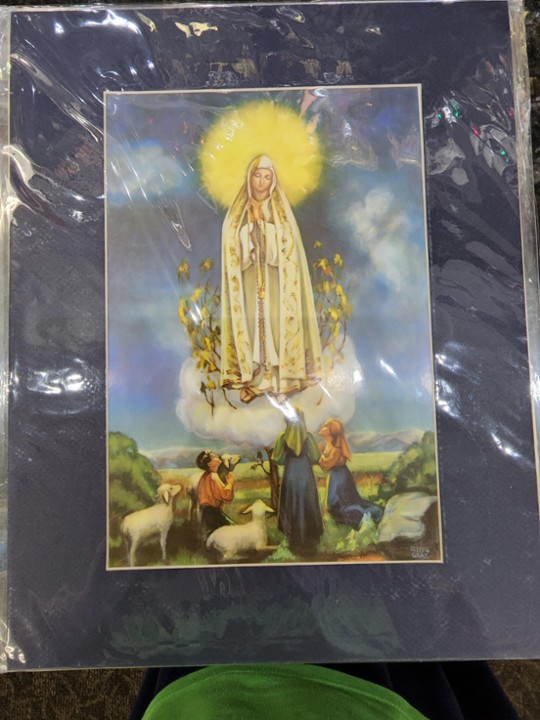 Matted Our Lady of Fatima