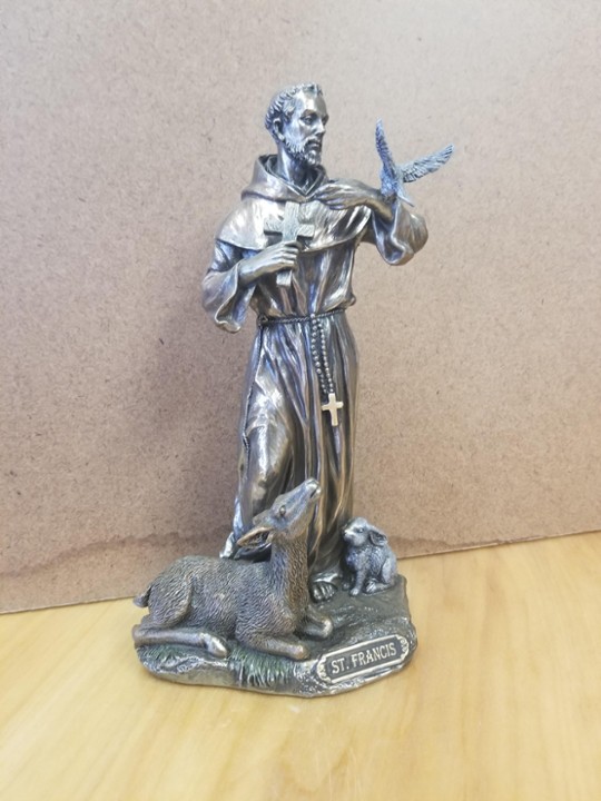 St. Francis with Animals, 8.5"