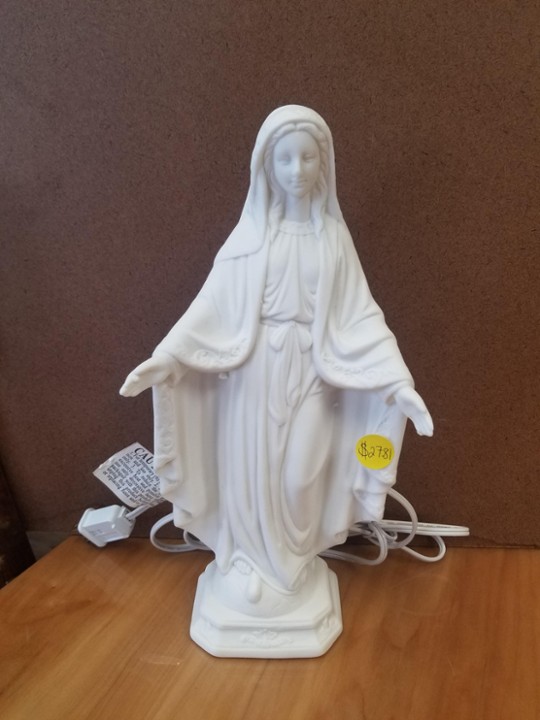 11" Our Lady of Grace, White