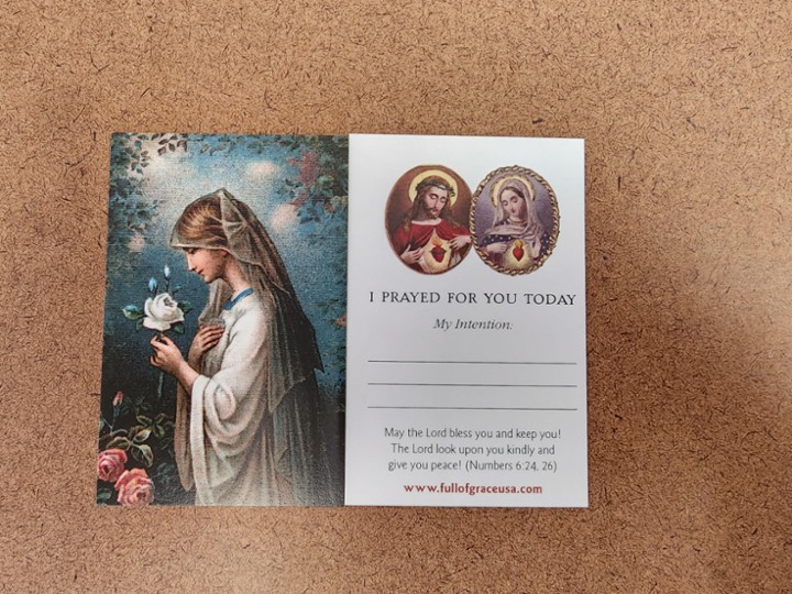 Prayer Intention Cards