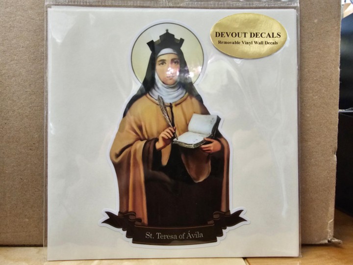 St. Teresa of Avila Vinyl with Prayer