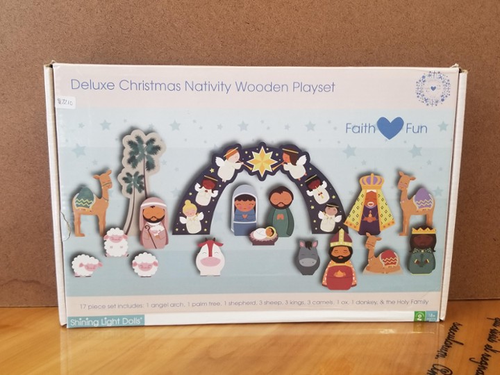 Nativity Set, Wooden