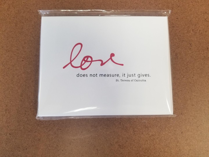 "Love Does Not Measure"