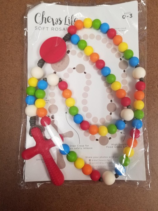 Soft Rosary Rainbow