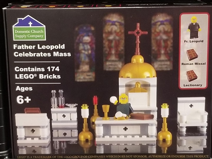 Fr. Leopold Celebrates Mass Lego Set