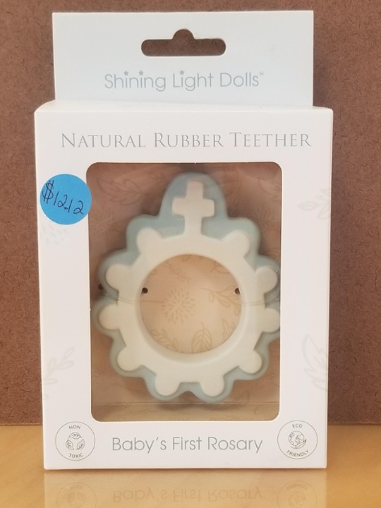 Blue Baby's First Rosary Teether